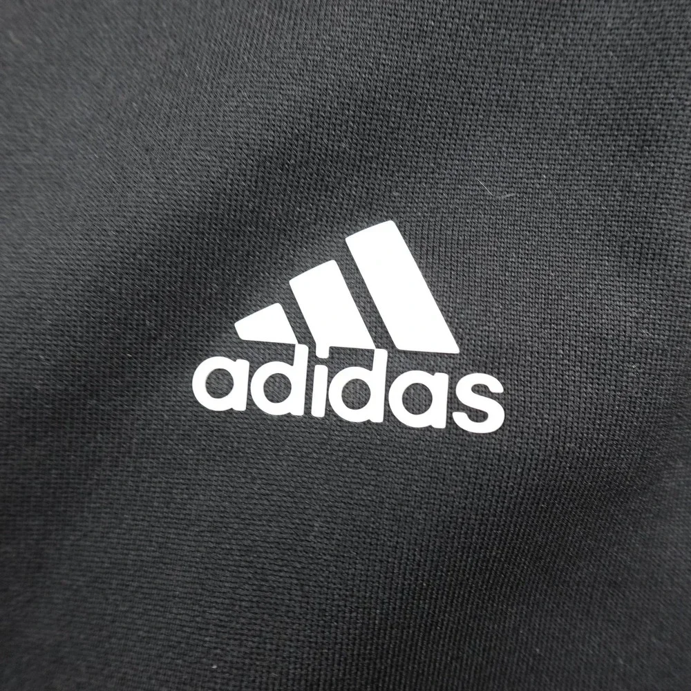 Adidas‎ Pullover Mens L Black 1/4 Zip Golf Long Sleeve Performance Shirt Top Gym